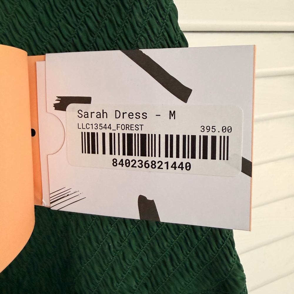 (New w/ Tags) La Ligne Deep Green Maxi Dress with Side Slit - Picture 5 of 7